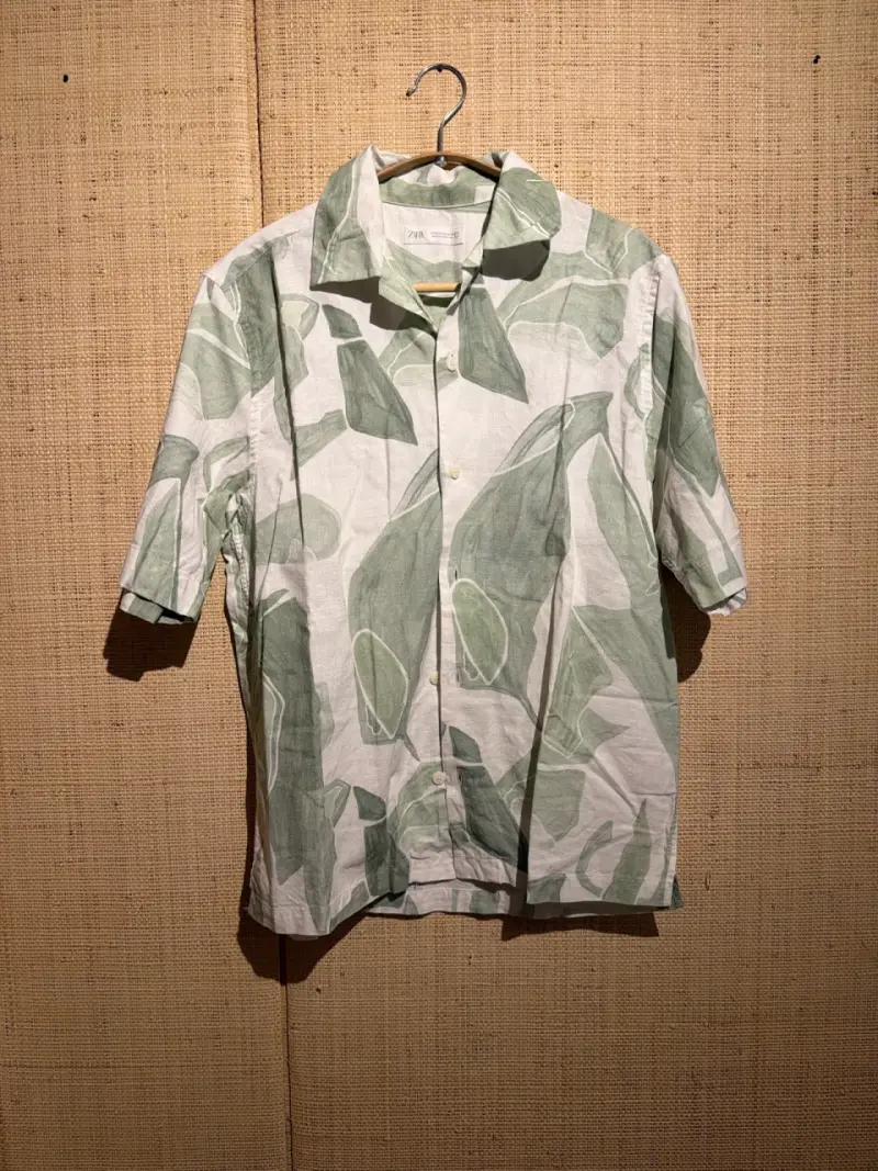 Camisa hojas verdes - 1
