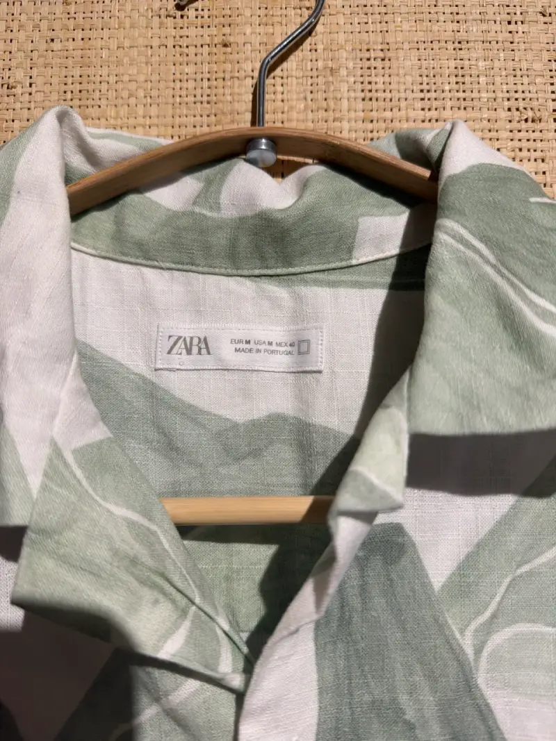 Camisa hojas verdes - 2