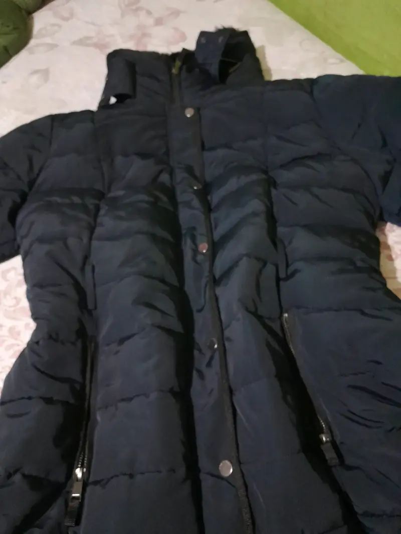 Parka acolchada negra - 1