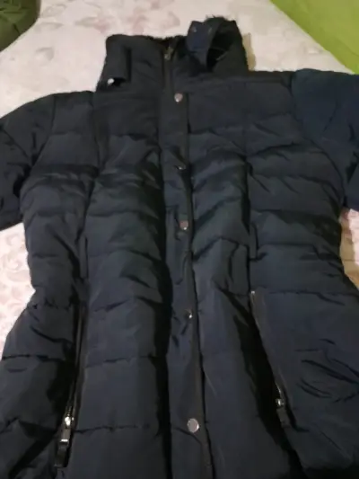 Parka acolchada negra - miniatura 2