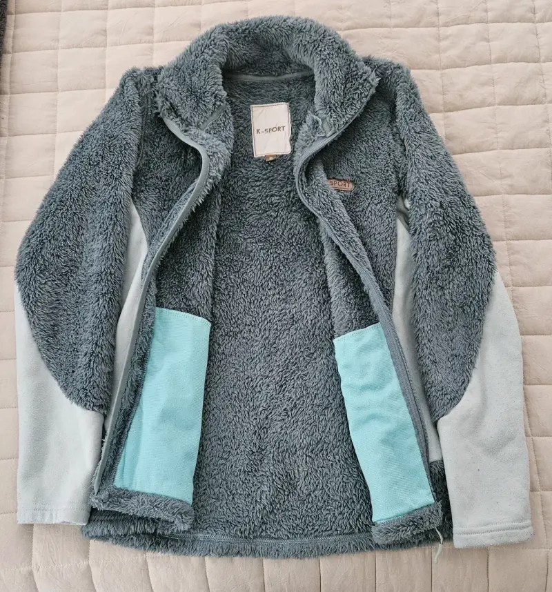 Chaqueta polar gris K-Sport - 1