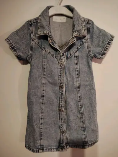 Vestido de mezclilla corto - miniatura 1