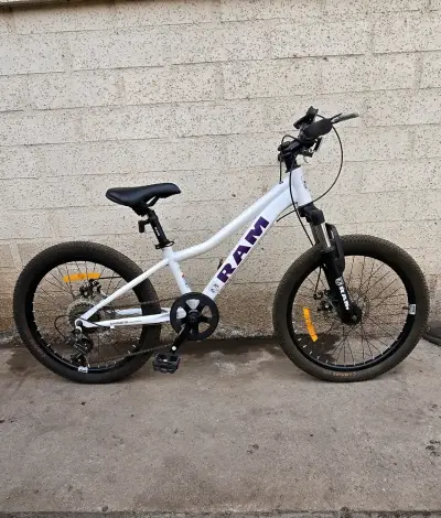 Bicicleta RAM montaña blanca - miniatura 1