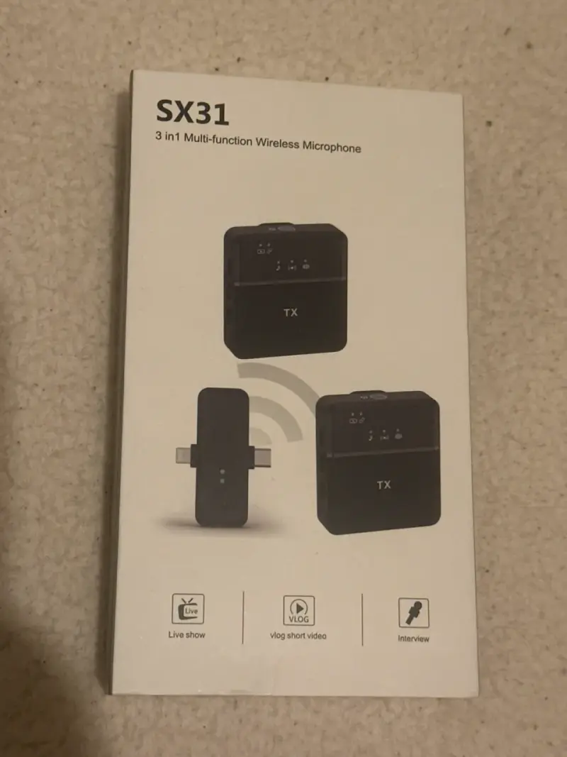 Micrófono inalámbrico SX31 3 en 1 - 1