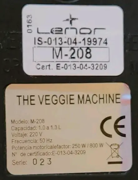 Máquina para sopas y jugos The Veggie Machine - 6
