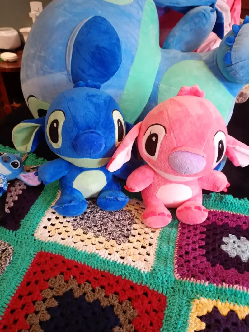 Peluche Stitch y Angel