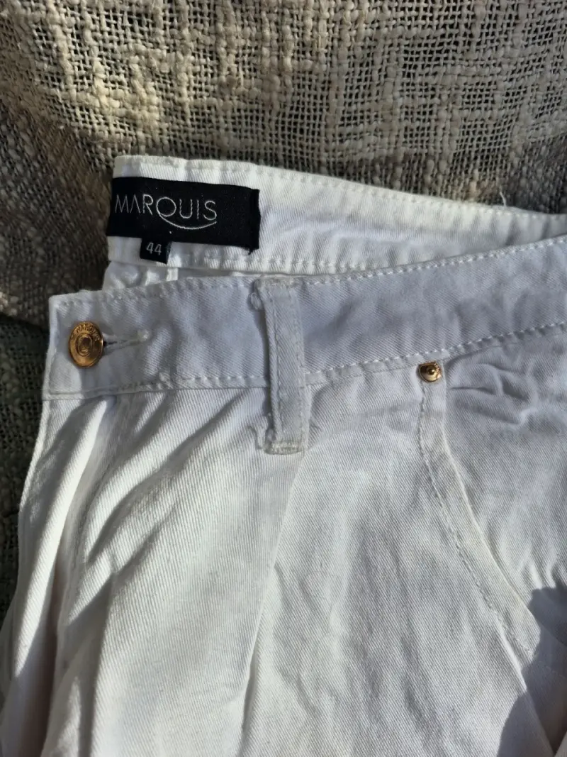 Pantalones blancos Marquis - 2
