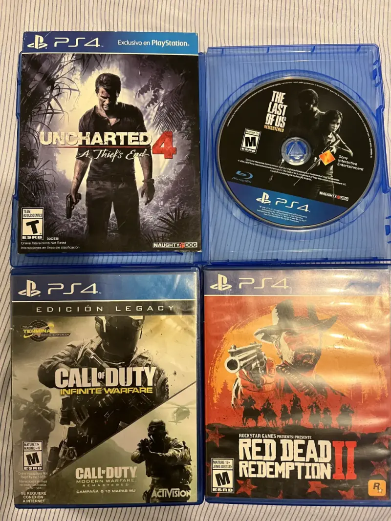 Lote de juegos PS4 - 2