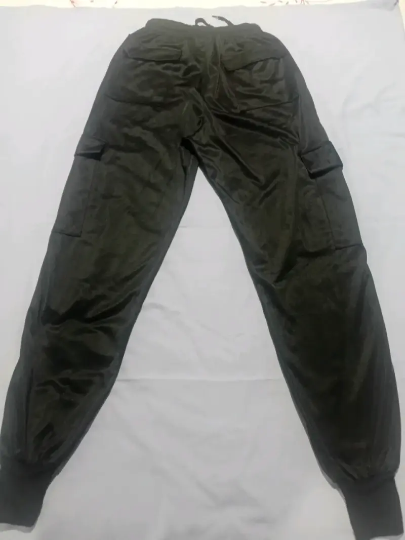 Pantalones jogger negros con bolsillos - 3