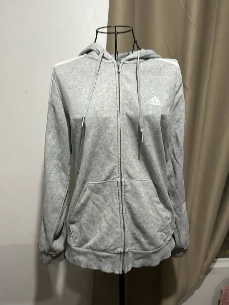Polerón gris Adidas ORIGINAL talla M