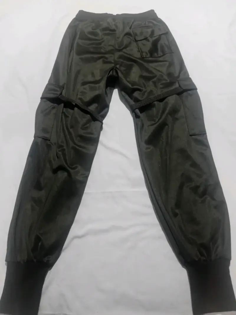 Pantalón cargo negro unisex - 3