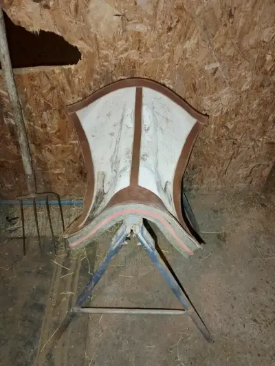 Montura de cuero con lana - miniatura 2