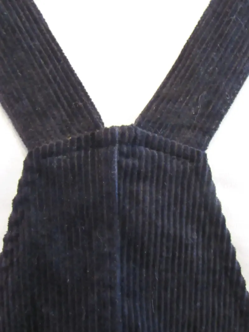 Falda jardinera negra talla S - 3