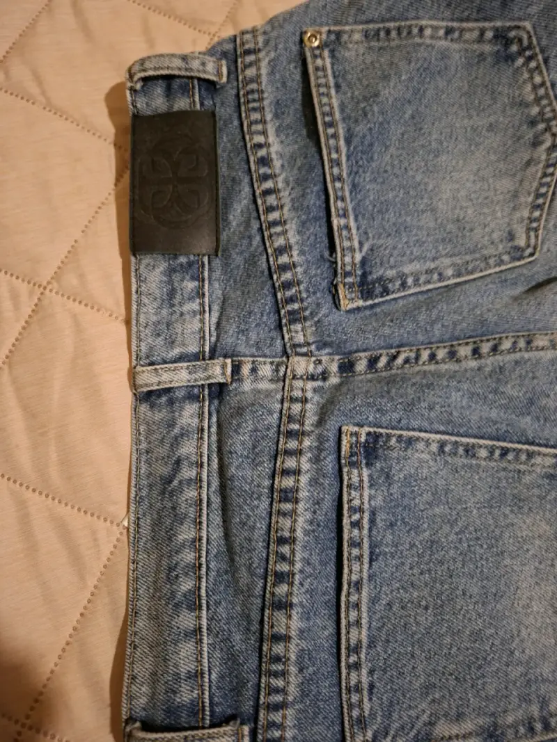 Jeans desgastados azul claro - 4