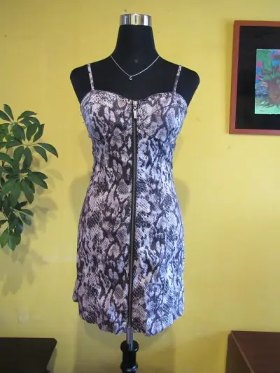 Vestido animal print ajustado - miniatura 1
