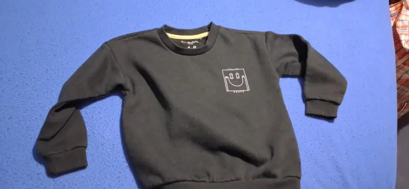 Polerón negro infantil skate - 2