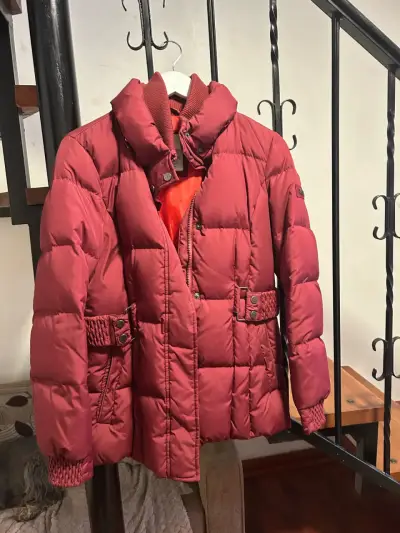 Chaqueta acolchada burdeos - miniatura 1