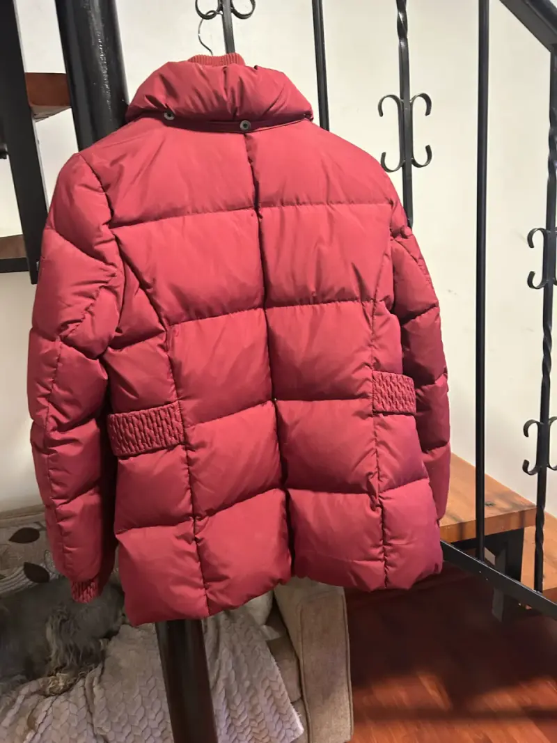 Chaqueta acolchada burdeos - 2