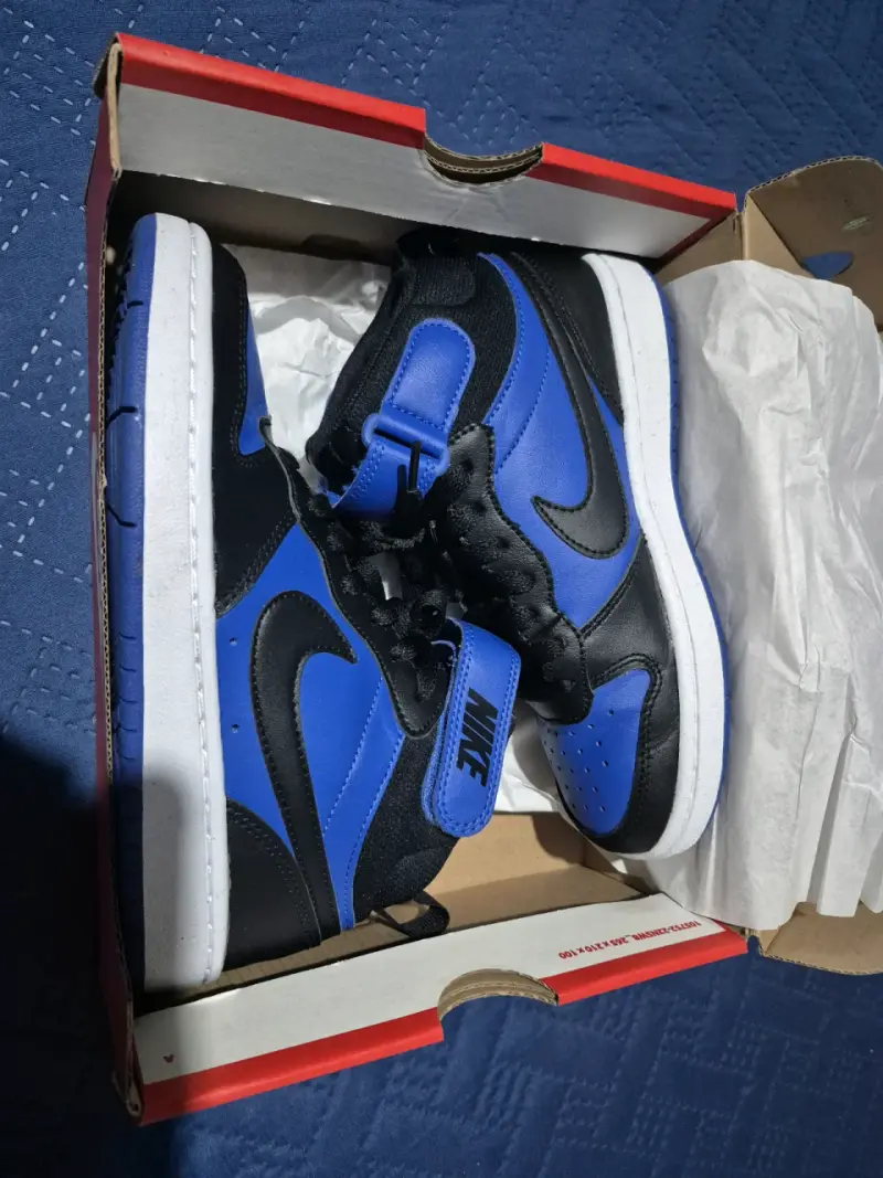 Zapatillas Nike azul y negro - 4