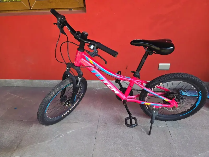 Bicicleta infantil Totem rosada