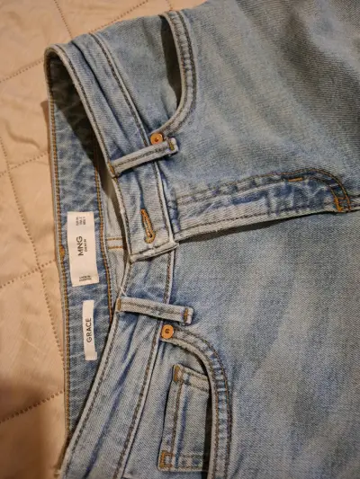 Jeans celestes clásicos - miniatura 3