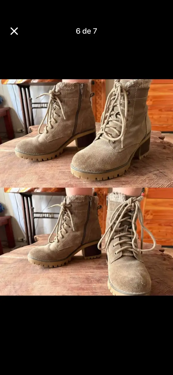 Botas de cuero amarillas - 2
