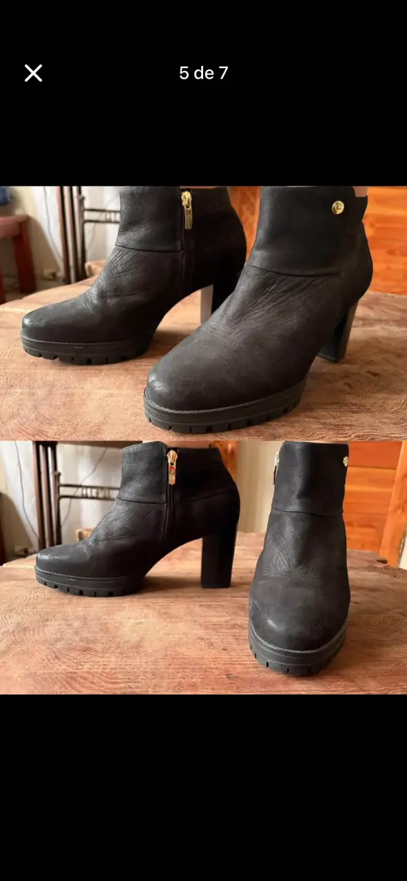 Botas de cuero amarillas - 3
