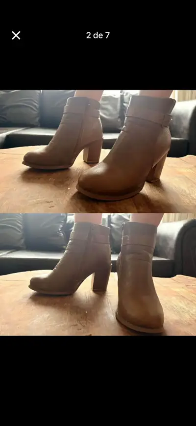 Botas de cuero amarillas - miniatura 5