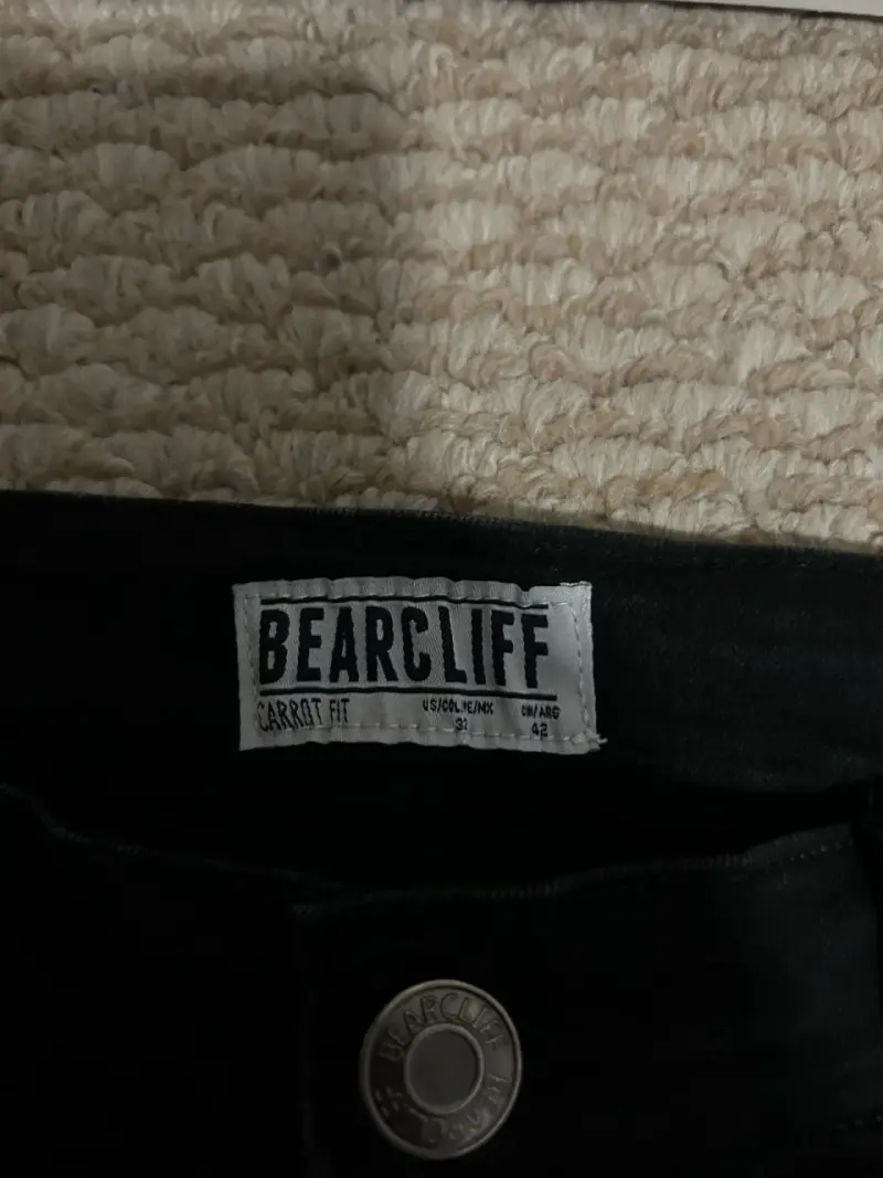 Jeans negros básicos hombre - 3