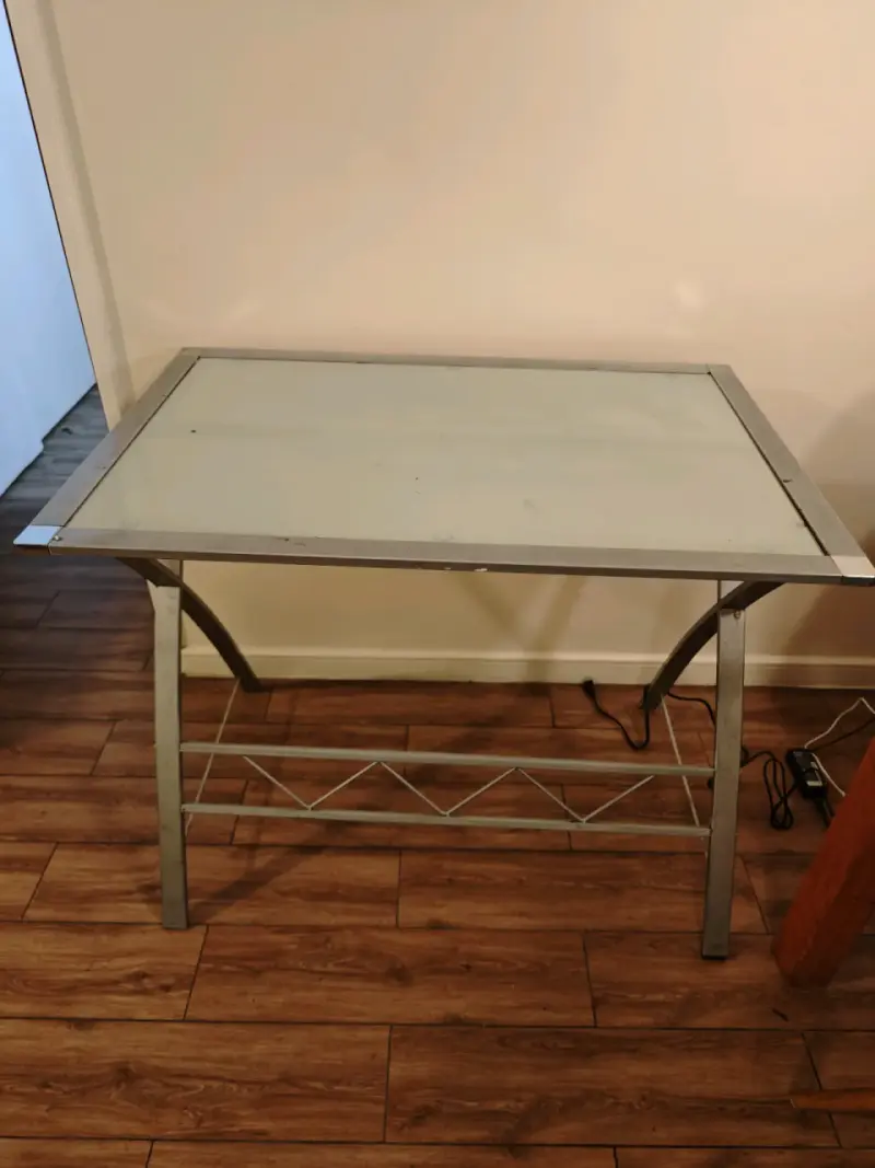 Mesa de vidrio rectangular - 3