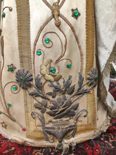Estatua religiosa decorativa antigua - miniatura 5