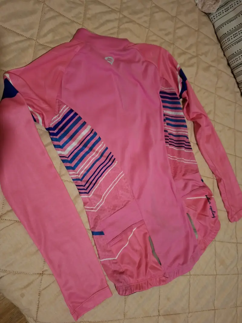Chaqueta ciclismo rosa Santic - 3