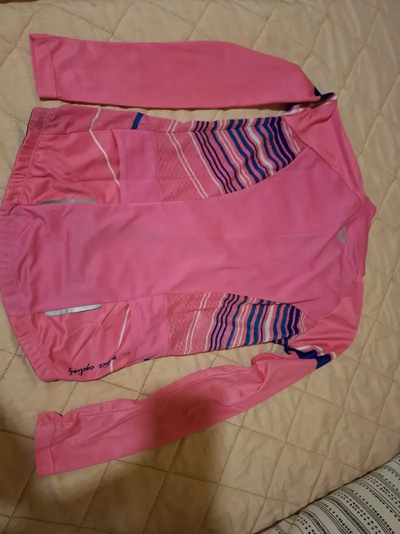 Chaqueta ciclismo rosa Santic - 4