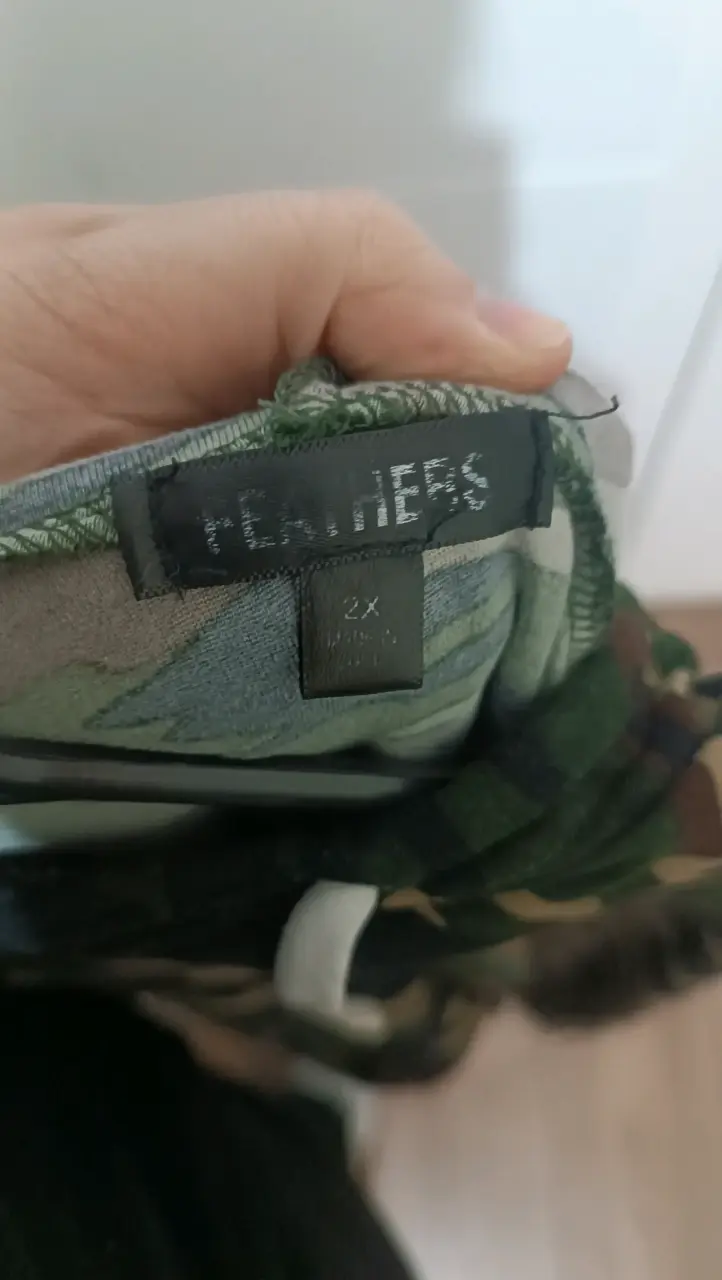 Polerón camuflaje verde unisex - 2