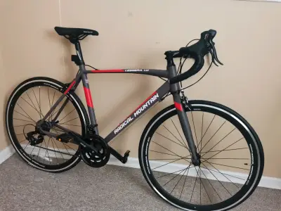 Bicicleta Radical Mountain gris y roja - miniatura 1