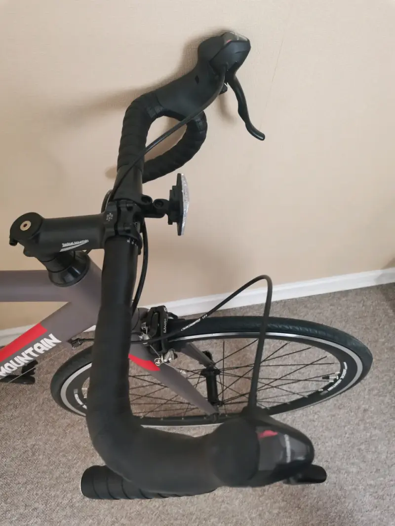 Bicicleta Radical Mountain gris y roja - 3
