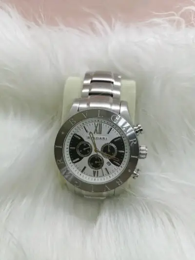 Reloj Bvlgari dorado y plateado - miniatura 5