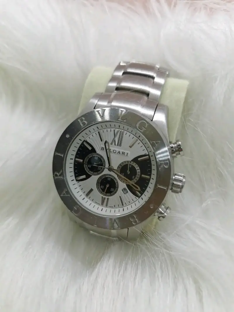 Reloj Bvlgari dorado y plateado - 6