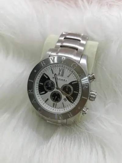 Reloj Bvlgari dorado y plateado - miniatura 6