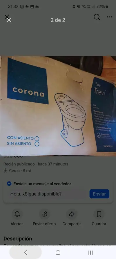 Taza de baño Corona nueva - miniatura 1
