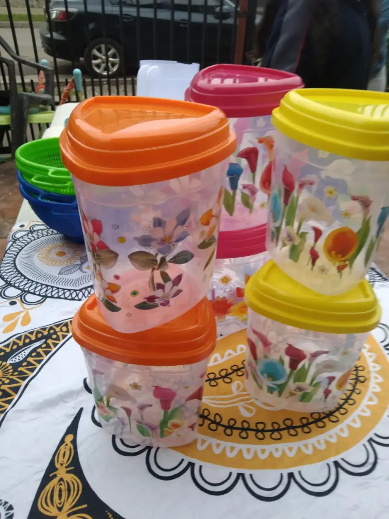 Set de coladores plásticos multicolor - 2