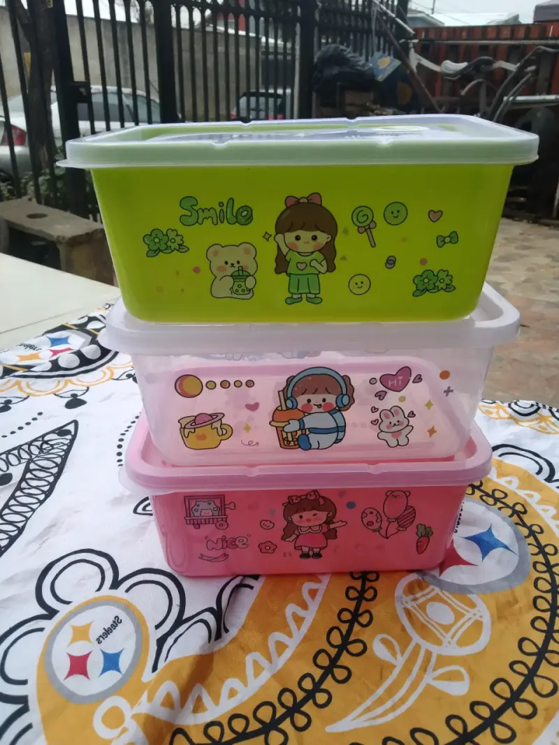 Set de coladores plásticos multicolor - 6
