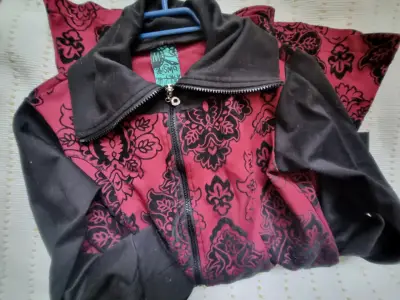 Mini vestido tipo chaqueta diseño floral - miniatura 2