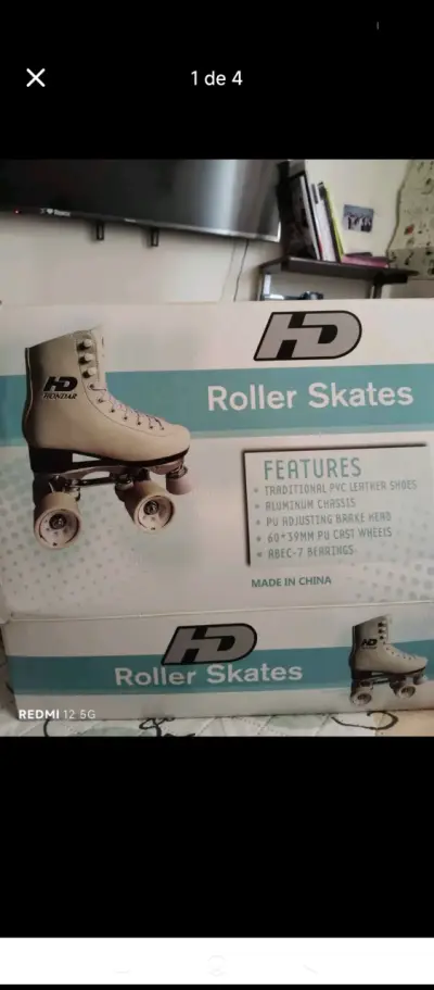 Patines  blancos - miniatura 3