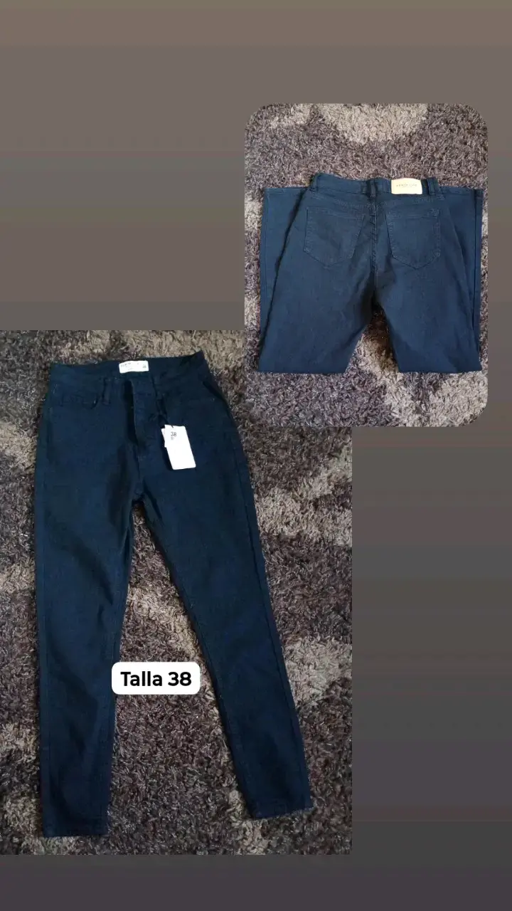 Jeans negro talla 38