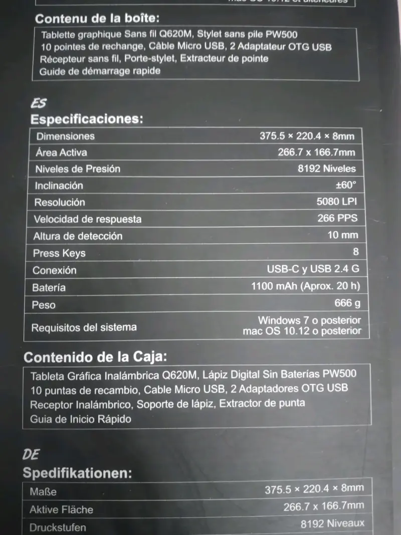 Tablet gráfica Huion Inspiroy Dial - 6