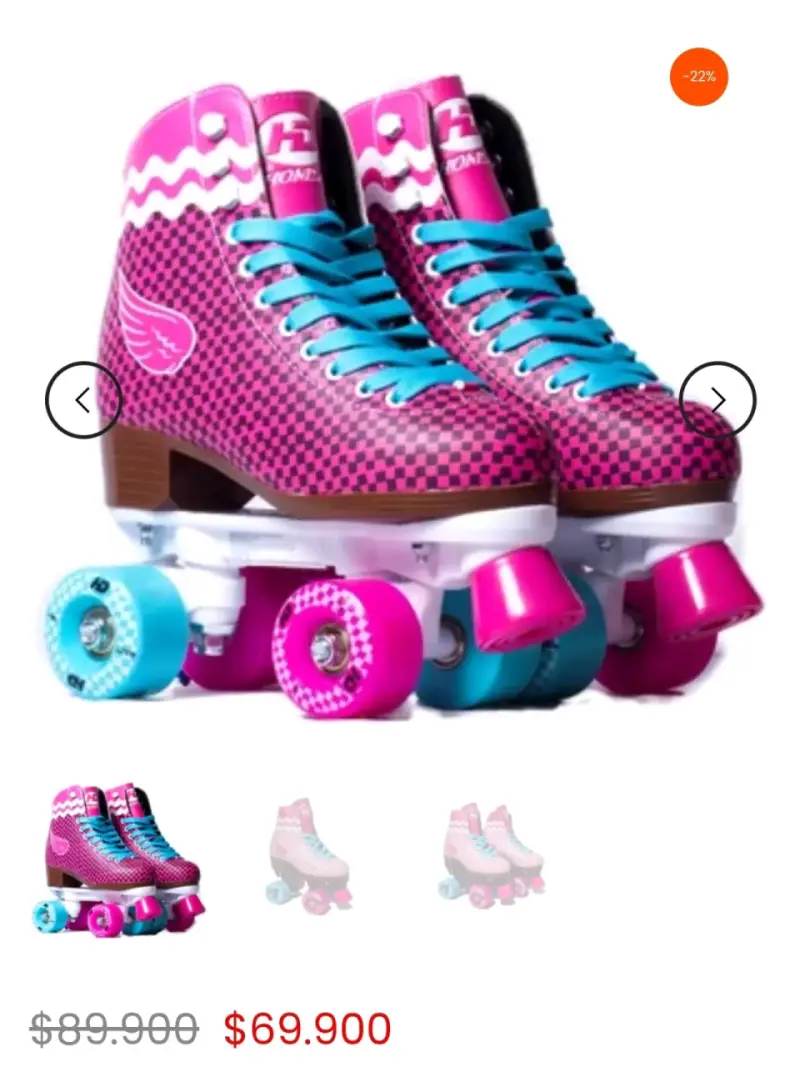 Patines Quad Hondar Soy Luna Negro - 5
