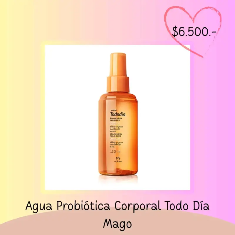 Agua probiótica corporal