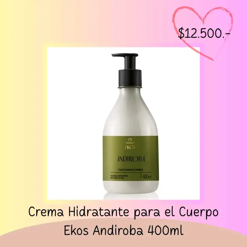 Crema hidratante Ekos Andiroba 400ml