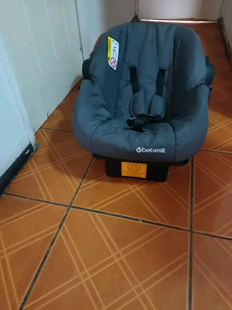 Coche de bebé gris oscuro - 5